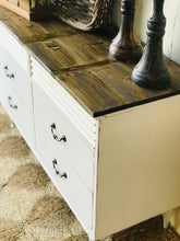 Load image into Gallery viewer, Rustic Revamped MCM Buffet or Dresser