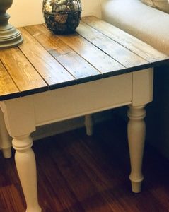 Chunky Farmhouse Coffee & End Tables Set