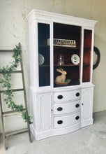 Load image into Gallery viewer, Beautiful Antique Farmhouse Open China Cabinet