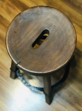 Load image into Gallery viewer, Industrial Wood Bar Stool (1)