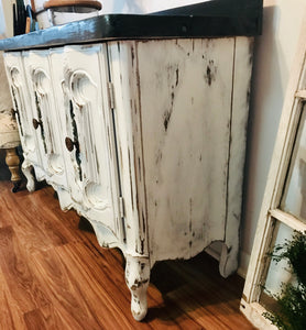 Farmhouse Ornate TV Stand or Accent Table