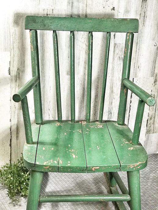 Old Kids Rocking Chair