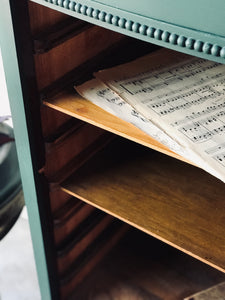 Stunning Antique Sheet Music Cabinet
