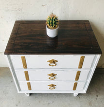 Load image into Gallery viewer, Unique Vintage Single Nightstand or Chest of Drawers