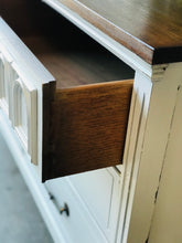 Load image into Gallery viewer, Beautiful Vintage Farmhouse Dresser, Buffet, or TV Stand