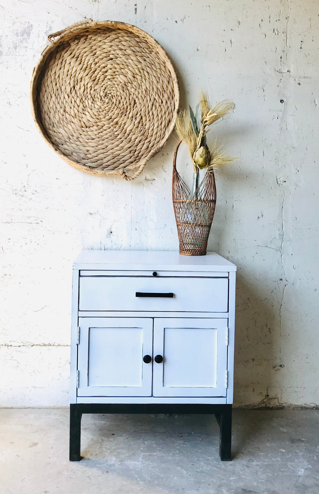 Modern Farmhouse Single End Table or Nightstand