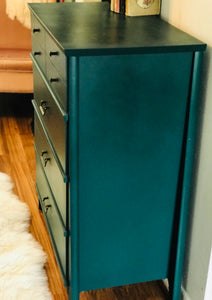 Modern Farmhouse Green Chest of Drawers