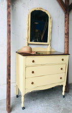 Load image into Gallery viewer, Adorable Vintage Chest of Drawers with Mirror