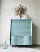 Load image into Gallery viewer, Pretty Revamped MCM Chest of Drawers