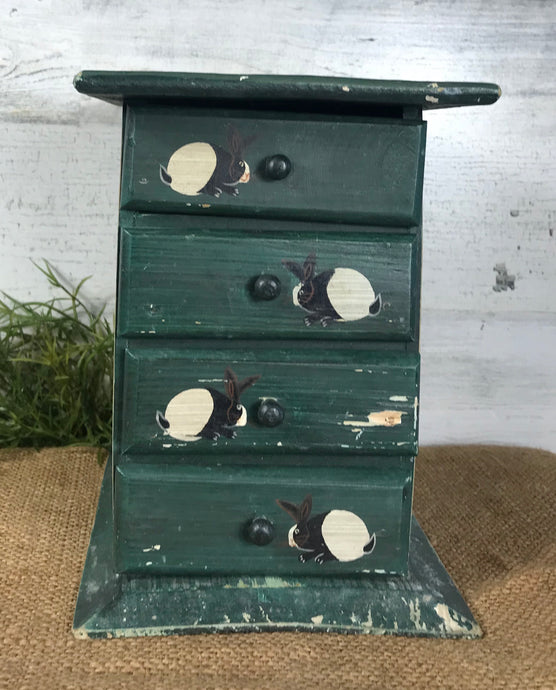 Adorable painted cubby box