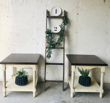 Load image into Gallery viewer, Pretty Cottage Style End Table Set