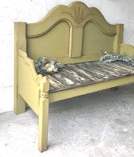 Load image into Gallery viewer, Beautiful Large Repurposed Bed Bench