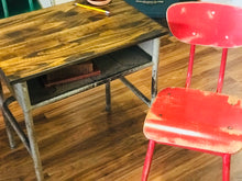 Load image into Gallery viewer, Four Adorable Vintage School Desks &amp; Chairs