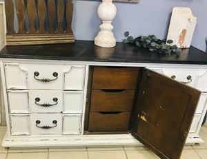 Gorgeous Large Vintage Farmhouse Buffet