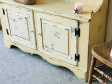 Load image into Gallery viewer, Adorable Vintage Country Hutch Display Cabinet