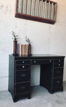 Load image into Gallery viewer, Moody Chippy Vintage Farmhouse Desk