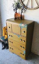 Load image into Gallery viewer, Western Glam Vintage Waterfall Chest of Drawers