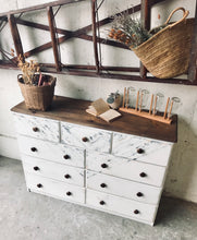 Load image into Gallery viewer, Pretty Chippy Farmhouse Dresser or Buffet