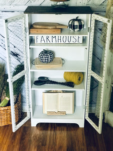 Adorable Country Farmhouse Cabinet