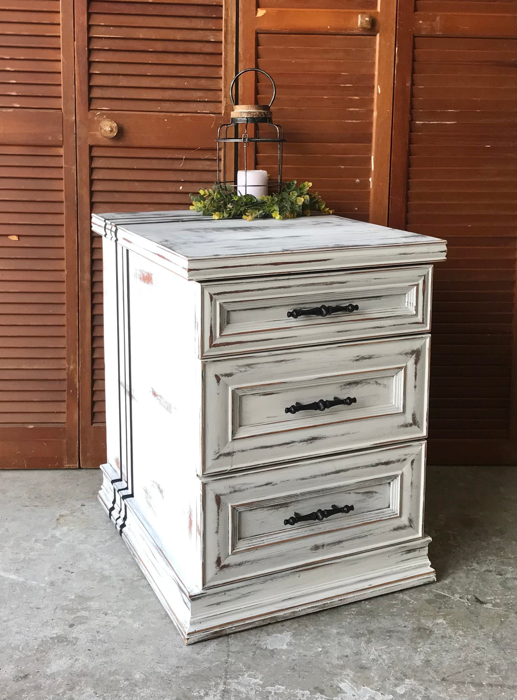 Farmhouse Single End Table or Nightstand