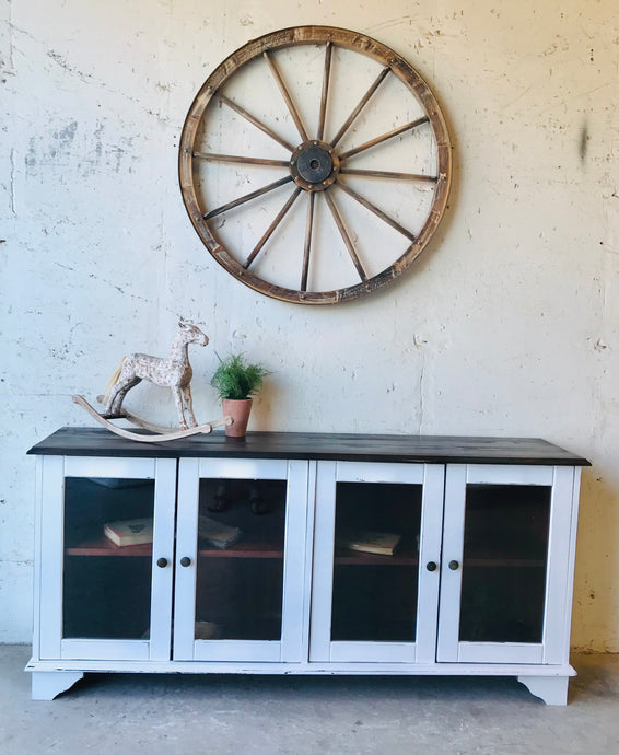 Perfect Farmhouse TV Stand or Display Cabinet