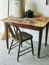 Load image into Gallery viewer, Old Primitive Table &amp; Vintage Chair Set (2pc)