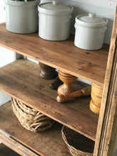 Load image into Gallery viewer, Stunning Antique Farmhouse Hutch Cabinet