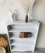 Load image into Gallery viewer, Cute Narrow Farmhouse Bookshelf