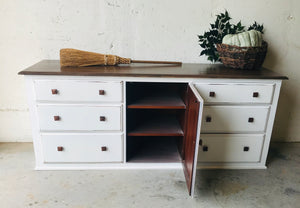 Large Farmhouse Buffet, Credenza, or TV Stand