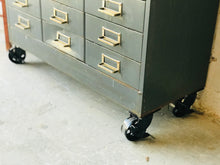 Load image into Gallery viewer, Amazing Vintage Industrial Rolling Cabinet