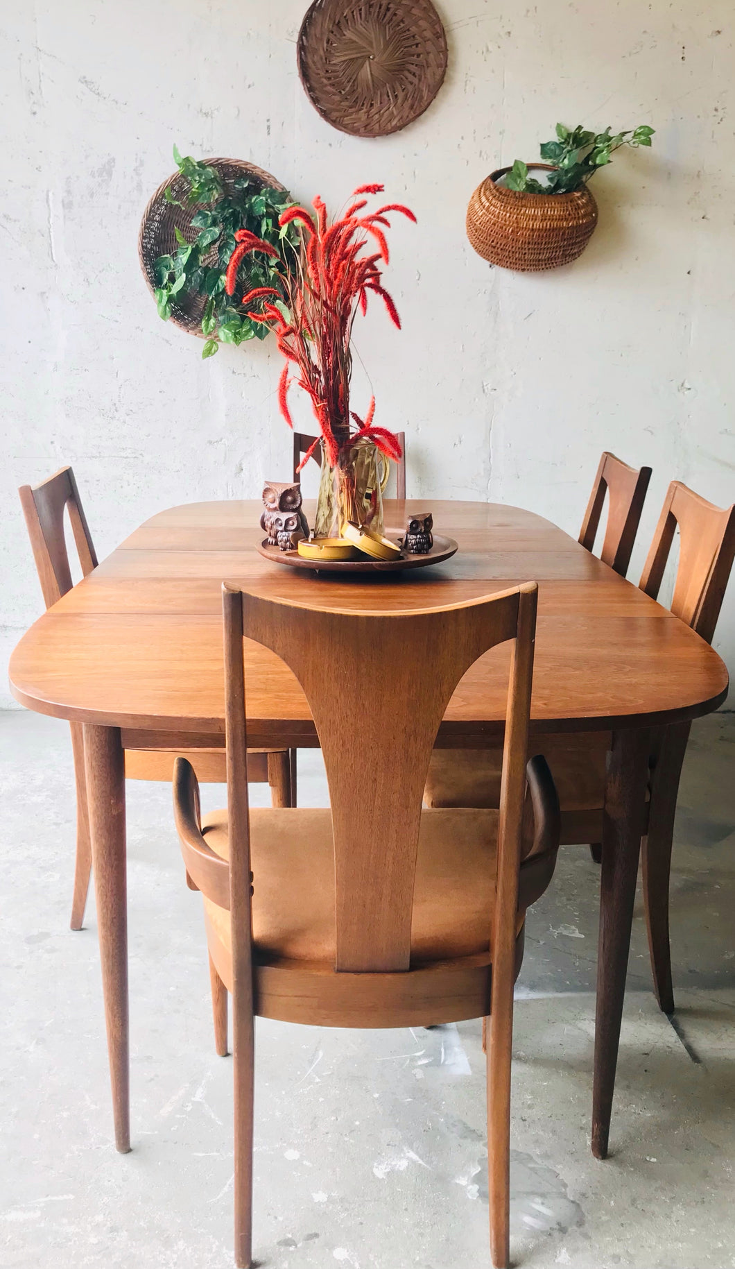 Stunning Broyhill Brasilia MCM Dining Table & Chairs