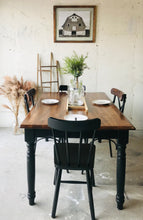 Load image into Gallery viewer, Modern Farmhouse Complete Table &amp; Chairs Set (5pc)