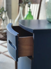 Load image into Gallery viewer, Adorable Vintage Navy Single Nightstand
