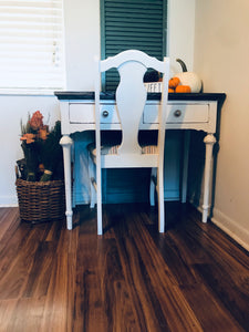 Pretty Antique Farmhouse Desk and Chair