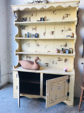 Load image into Gallery viewer, Adorable Vintage Country Hutch Display Cabinet