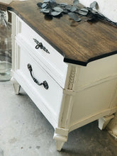 Load image into Gallery viewer, Pretty Vintage Farmhouse Single Nightstand