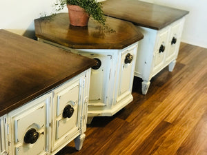 Pristine Vintage End Table Set (3)