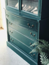 Load image into Gallery viewer, Chippy &amp; Distressed Antique China Cabinet