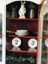 Load image into Gallery viewer, Classy Large Vintage Farmhouse China Cabinet