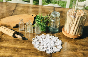 Farmhouse Table Vignette