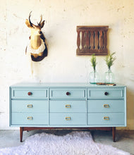 Load image into Gallery viewer, Revamped MCM Long Dresser, Buffet, or TV Stand