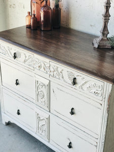 Beautiful Antique Farmhouse Dresser, Buffet, or Coffee Bar