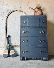 Load image into Gallery viewer, Pretty Vintage Waterfall Chest of Drawers