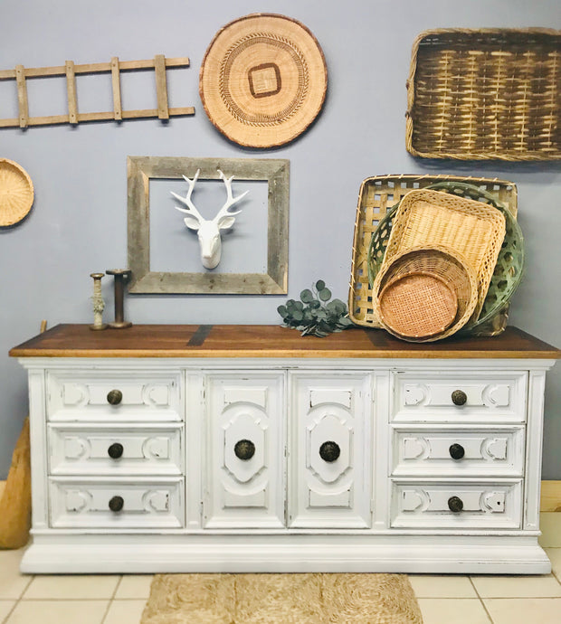 Stunning Large Vintage Buffet or TV Stand