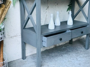 Beautiful Farmhouse Entryway Table or Coffee Bar