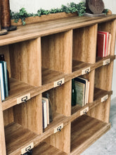 Load image into Gallery viewer, Pretty Farmhouse Cubby Shelf