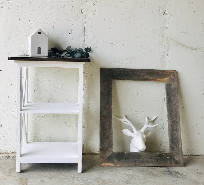 Cute Single Farmhouse End Table or Nightstand