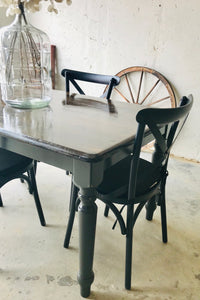 Gorgeous Modern Farmhouse Table & Metal Chairs