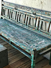 Load image into Gallery viewer, Chippy Coastal Vibe Wood Bench