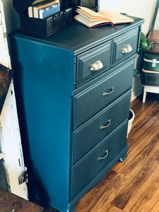 Navy Blue Chest of Drawers